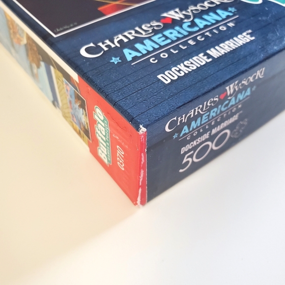 Buffalo Games Jigsaw Puzzle;  Dockside Marriage by Charles Wysocki;  500 pieces - Picture 8 of 10